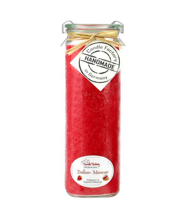 Hochwertige Duftkerze von Candle Factory Erdbeere Maracuja Big Jumbo g?nstig in Kerzen Online Shop kaufen. Duftkerzen im Glas. Geschenkidee Erdbeere Maracuja Big Jumbo.