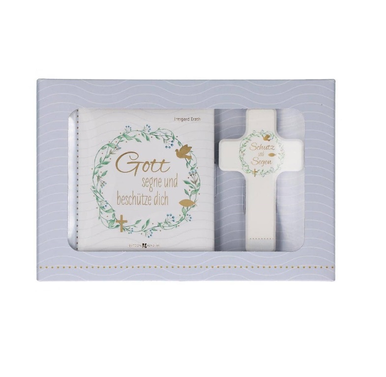 Geschenkset zur Taufe - Gott segne und beschütze dich