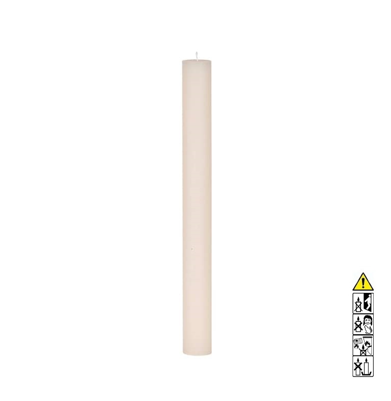 Stumpenkerze rustica 400 x 40 mm Elfenbein