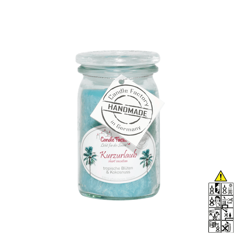 Kurzurlaub - Baby Jumbo Duftkerze im Glas von Candle Factory