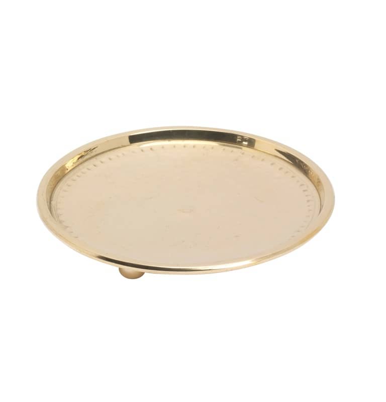 Kerzenteller / Kerzenhalter Ø Innen = 12 cm goldoptik poliert Kerzenteller / Kerzenhalter Ø Innen = 12 cm goldoptik poliert