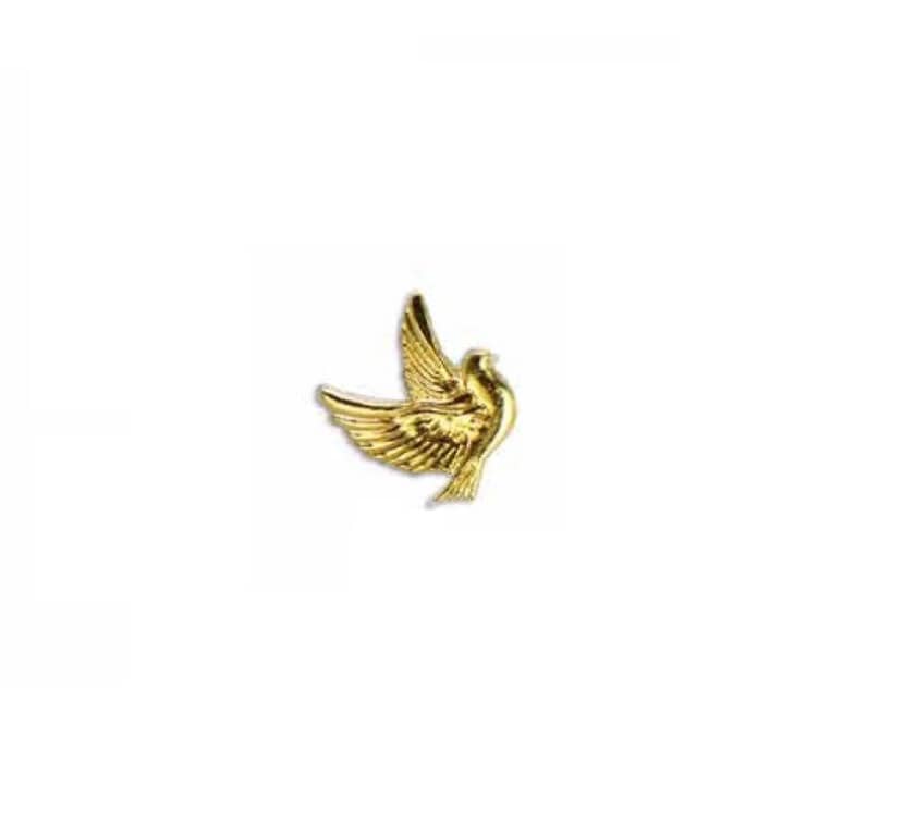Verzierornament Verzierwachs Taube rechts gold 37 x 20 mm Verzierornament Verzierwachs online bestellen Taube rechts gold 37 x 20 mm