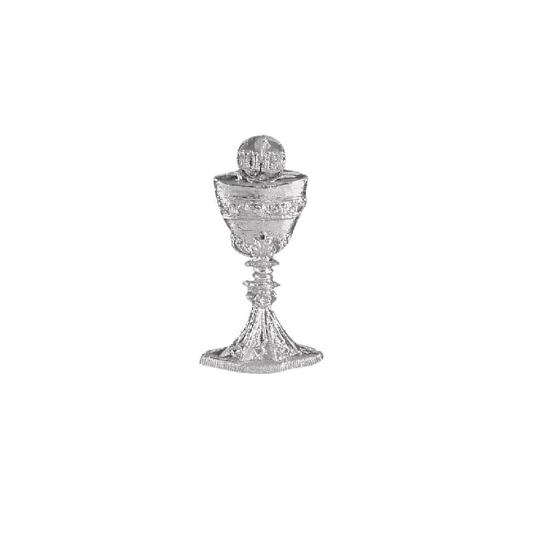 Verzierornament Verzierwachs Kelch + Hostie, 45 mm silber Verzierornament Verzierwachs online bestellen Kelch + Hostie, 45 mm silber