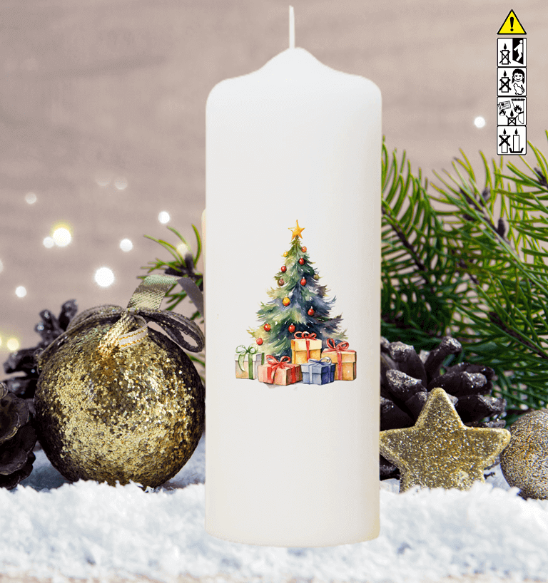Adventskranzkerzen "Weihnachtsbaum"