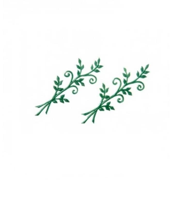 Verzierornament Verzierwachs "Zweige" 80 x 30 mm dunkelgrün (2 Stück) Verzierornament Verzierwachs online bestellen "Zweige" 80 x 30 mm dunkelgrün (2 Stück)