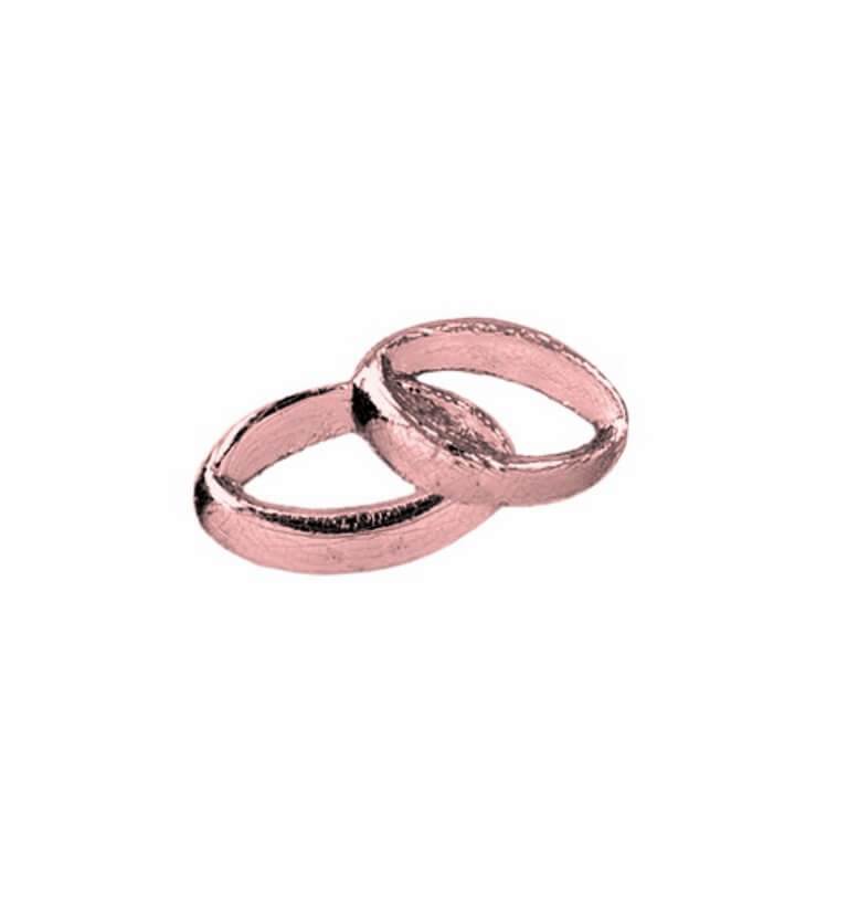 Verzierornament Verzierwachs online bestellen Ehering rosegold 35 x 18 mm