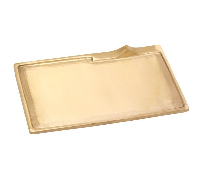 Kerzenteller / Kerzenhalter rechteckig Innen = 15,5 x 7 cm goldoptik matt Kerzenteller oder Kerzenhalter kaufen für rechteckig Innen = 15,5 x 7 cm goldoptik matt optimal.